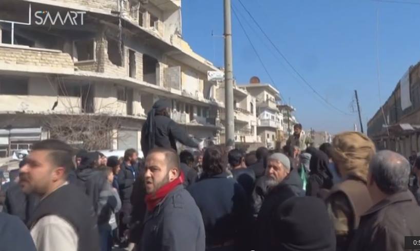 انقسام في معرة النعمان بين مؤيدي الجيش الحر ومؤيدي جبهة النصرة
