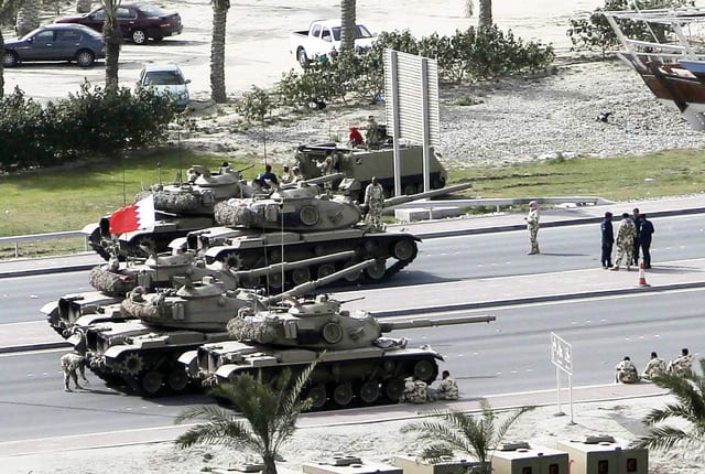 داعش تهاجم أهالي المتطوعين في الجيش البحريني