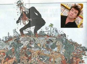 نشطاء يتداولون رسوماً لأحد ضحايا “شارلي إيبدو”