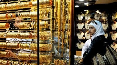 غرام الذهب يرتفع 100 ليرة في دمشق اليوم