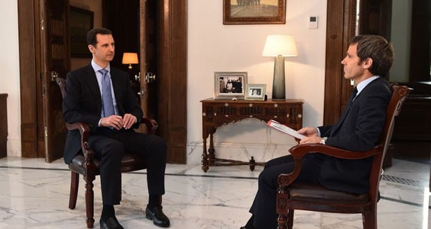 الأسد: نتواصل مع الاستخبارات الفرنسية رغم انقطاع العلاقات بين البلدين