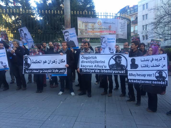 اسطنبول: وقفة احتجاجية على استقبال تركيا لزهران علوش