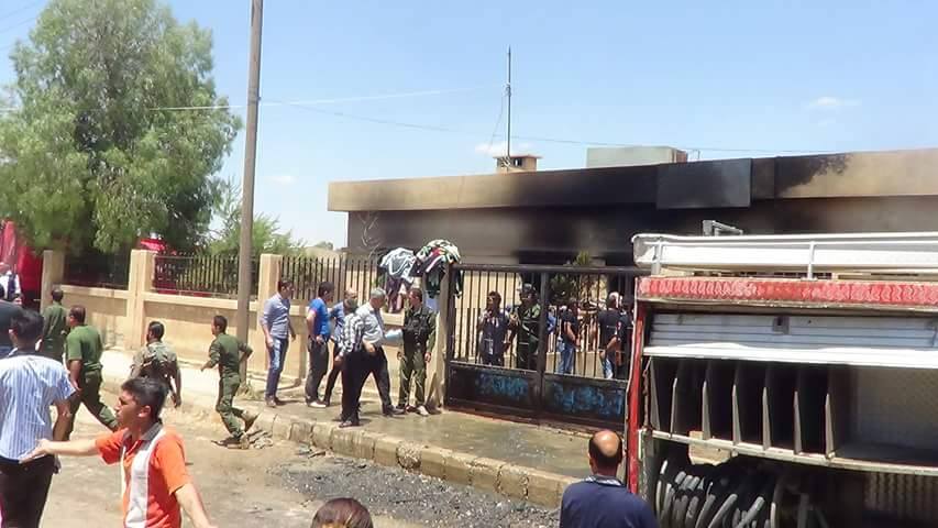 القامشلي: حريق في مستوصف بحي جرنك.. ووفاة 30 شخصاً معظمهم من الأطفال والنساء