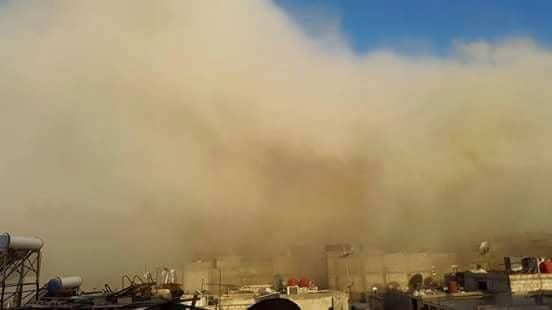 النظام يلقي 6 براميل متفجرة على مخيم اليرموك