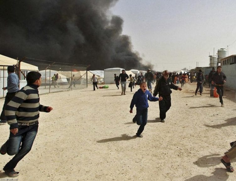 حريق في مخيم اللاجئين في البقاع.. ووفاة أربعة أشخاص