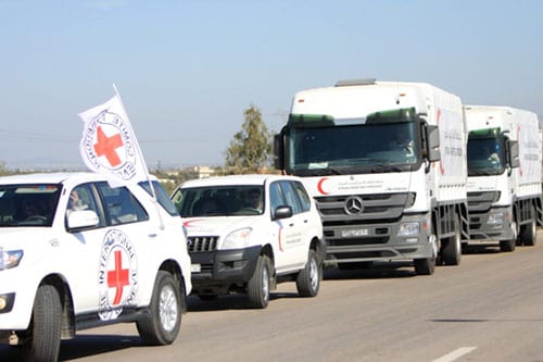 لأول مرة منذ ستة أشهر: الصليب الأحمر يدخل الأدوية إلى المعضمية المحاصرة