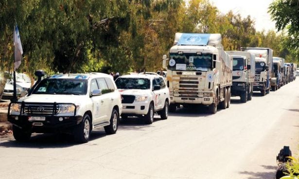 الأردن توقف دخول المساعدات إلى محافظة درعا “حرصاً على سلامتها”