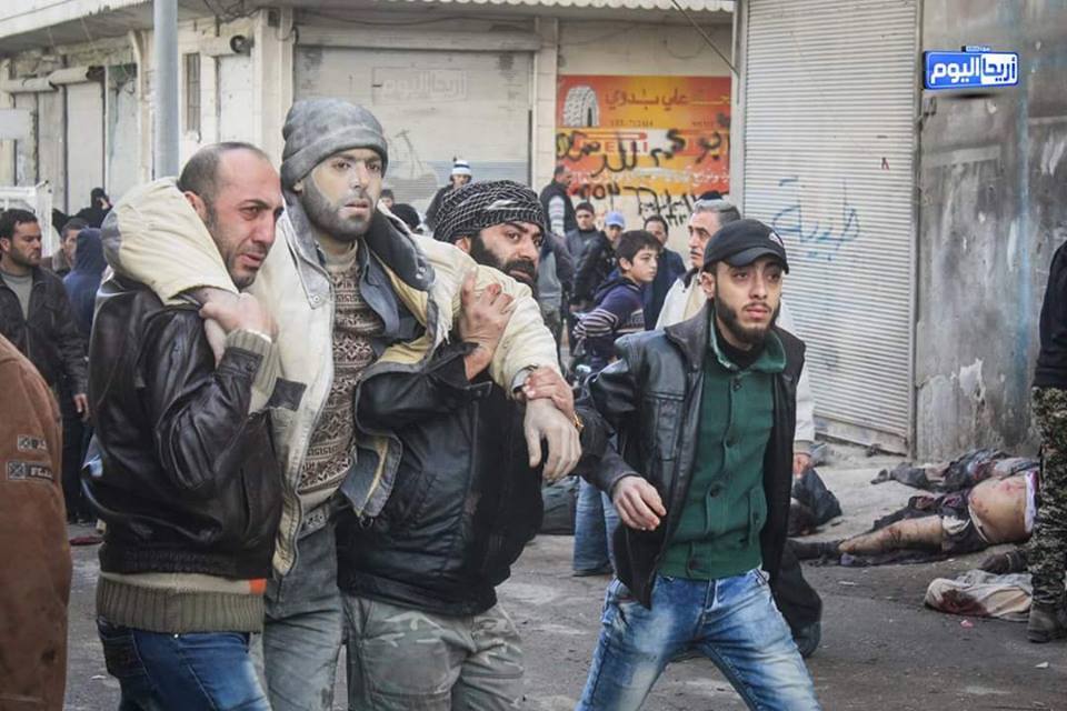 إدلب: مقتل 40 مدنياً بقصف روسي استهدف سوقاً شعبياً في أريحا