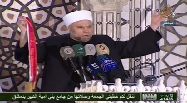 خطيب المسجد الأموي للأهالي: لا يحق لكم طلب الكهرباء دون إرسال أولادكم إلى الجيش