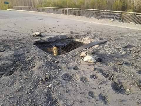 قصف روسي على الجسر الرابط بين منبج وجرابلس في محافظة حلب