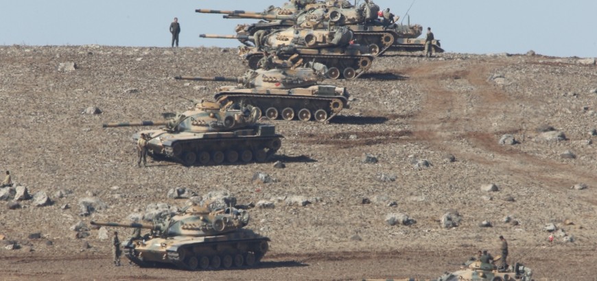 داعش يهدد باستهداف الجنوب التركي.. والجيش التركي يعزز قواته ويقصف مواقع التنظيم