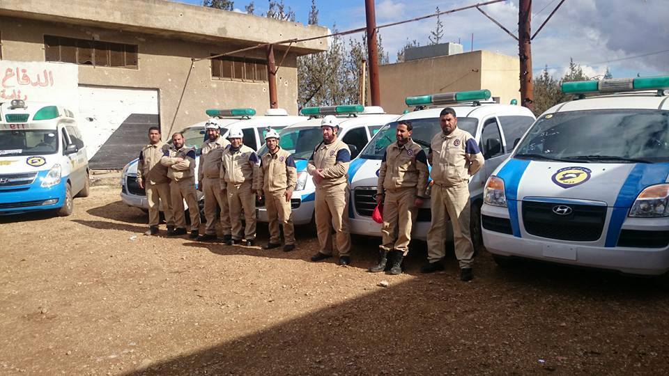 الدفاع المدني في درعا: وصلتنا أول دفعة من سيارات الإسعاف وسيارات الدفع الرباعي