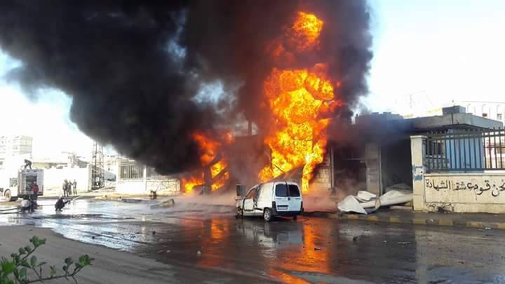 الطيران الروسي يقصف مشفى الأطفال في إعزاز.. وضحايا معظمهم من الأطفال