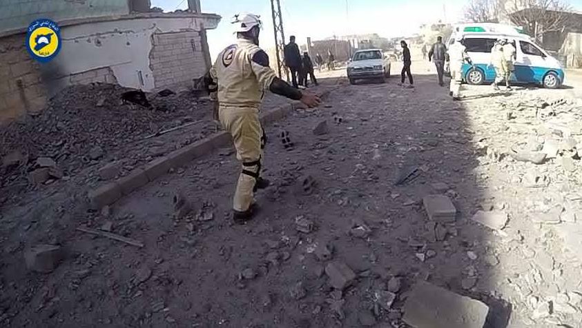 مسلحون مجهولون يسرقون مركزاً للدفاع المدني في ريف درعا