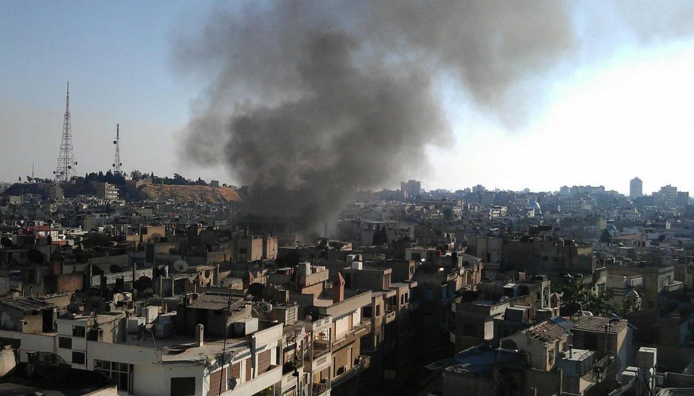 مقتل عناصر للمعارضة بتفجير مبنى في حي جوبر بدمشق