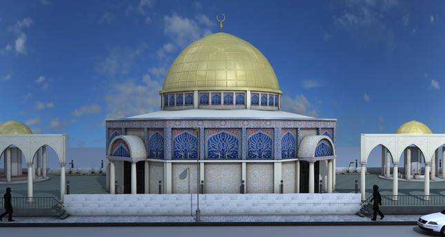 بناء مسجد مستنسخ عن قبة الصخرة في تركيا