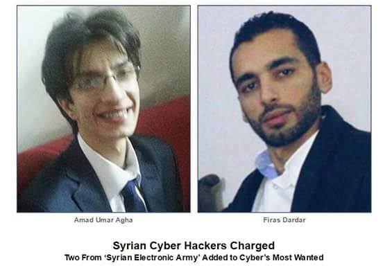 وزارة العدل الأمريكية تلاحق ثلاثة أشخاص في الجيش الالكتروني السوري