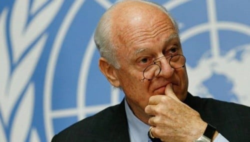 ديمستورا يقول إن الهجوم على مشفى بحلب كان “متعمداً”.. وواشنطن تدين دون اتهام أحد