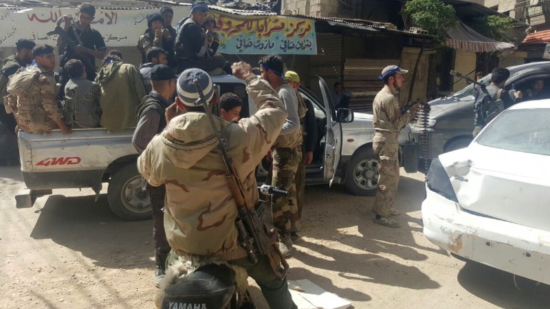 جيش الإسلام يبدأ بالانسحاب من مسرابا في الغوطة الشرقية
