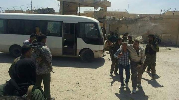 وصول جرحى مدنيين من منبج إلى مشافي القامشلي