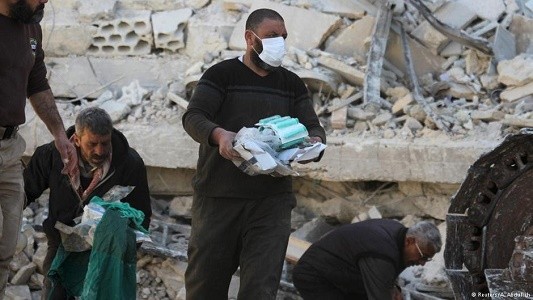 حلب: مقتل 8 مدنيين بغارة على مشفى.. و4 آخرين بقذائف للقوات الديمقراطية