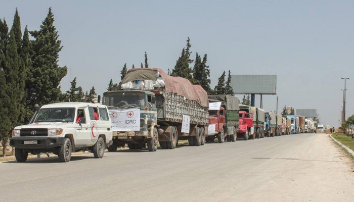 روسيا تقول إن قافلة مساعدات حلب “لم تقصف من الجو”.. والنظام ينفي مسؤوليته