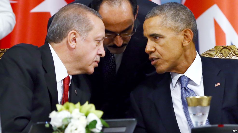 أردوغان: تركيا مستعدة للمشاركة مع أمريكا في عملية الرقة شرط عدم إقحام وحدات حماية الشعب