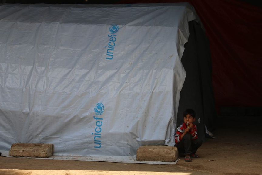 أوضاع إنسانية “سيئة للغاية” للنازحين في مخيم جلين بريف درعا