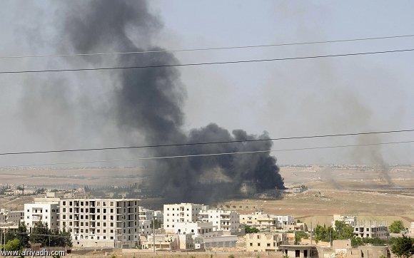 الطيران الروسي يقصف أكبر معمل لصناعة الأدوية في ريف حلب.. وحرائق كبيرة فيه