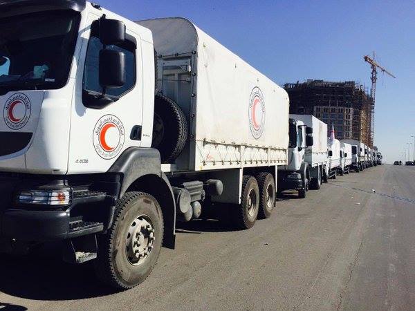 دخول قافلة مساعدات أممية إلى الحولة بريف حمص