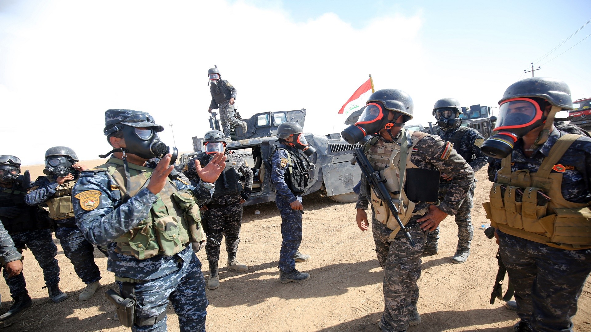 الجيش العراقي: داعش استخدم “أسلحة كيماوية محدودة التأثير” للدفاع عن مواقعه في الموصل