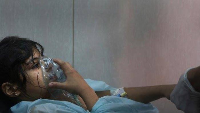 حلب: قصف بالبراميل المتفجرة يخلف حالات اختناق في حيي المغاير والكلاسة