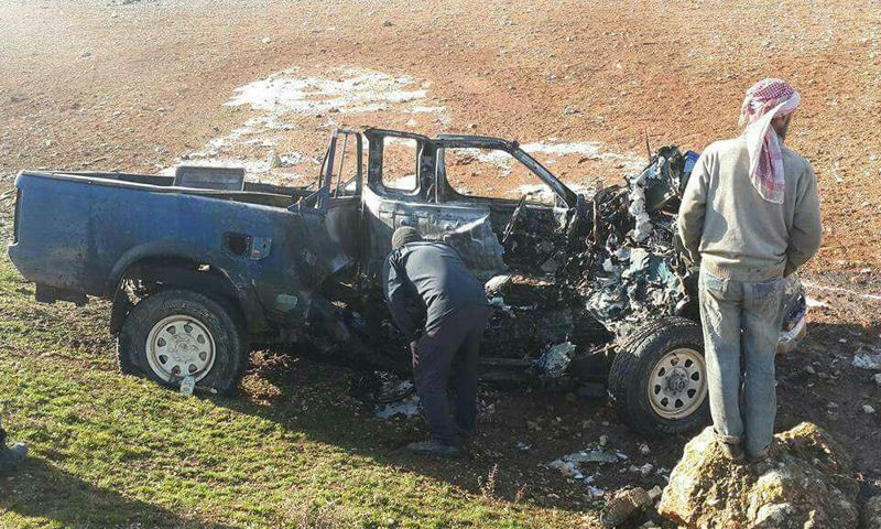 طائرات أمريكية تقتل 15 عنصراً من جبهة فتح الشام في إدلب