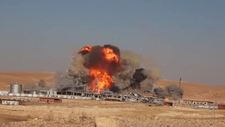 بعد تدمير داعش لأهم معامل الغاز في سوريا.. النظام: التفجير أثر على توفير الغاز والكهرباء