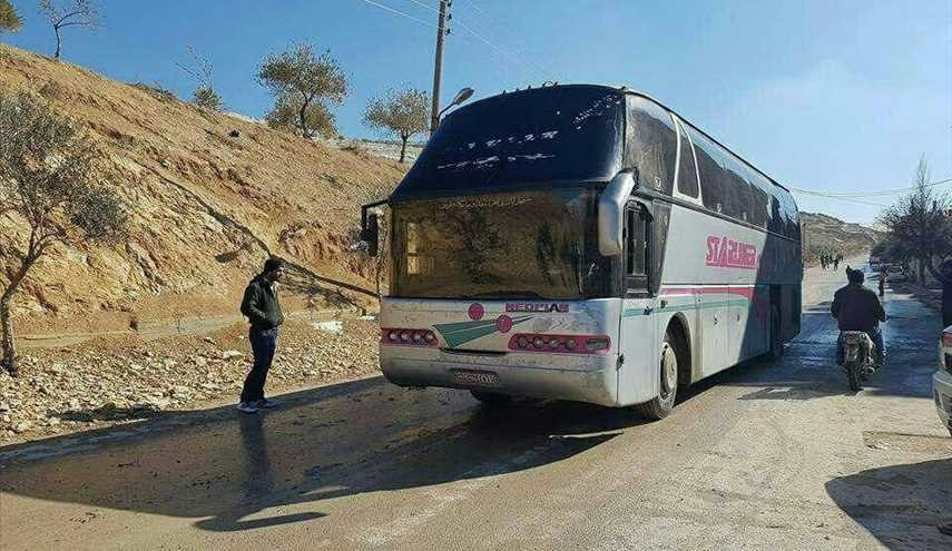 خروج 170 شخصاً من سرغايا بريف دمشق باتجاه إدلب عقب تسوية مع النظام