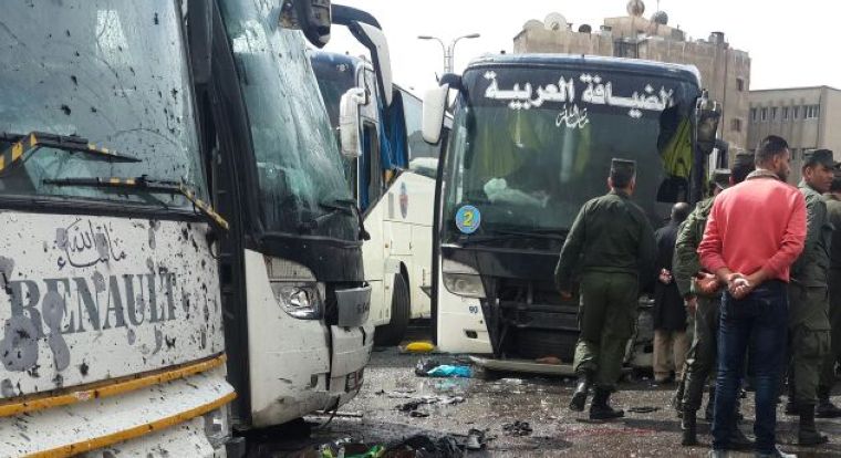 ارتفاع قتلى هجوم دمشق إلى 74 شخصاً.. وفرنسا تدين التفجير وتدعو لضمان الهدنة