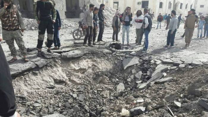 ضحايا بانفجار سيارة مفخخة في معرة النعمان بريف إدلب