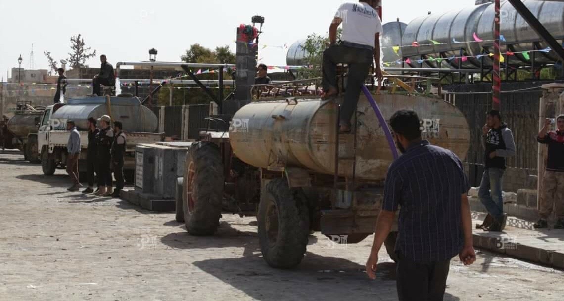 تدشين مشروع “إرواء” لجر المياه إلى مدينة بصرى بريف درعا
