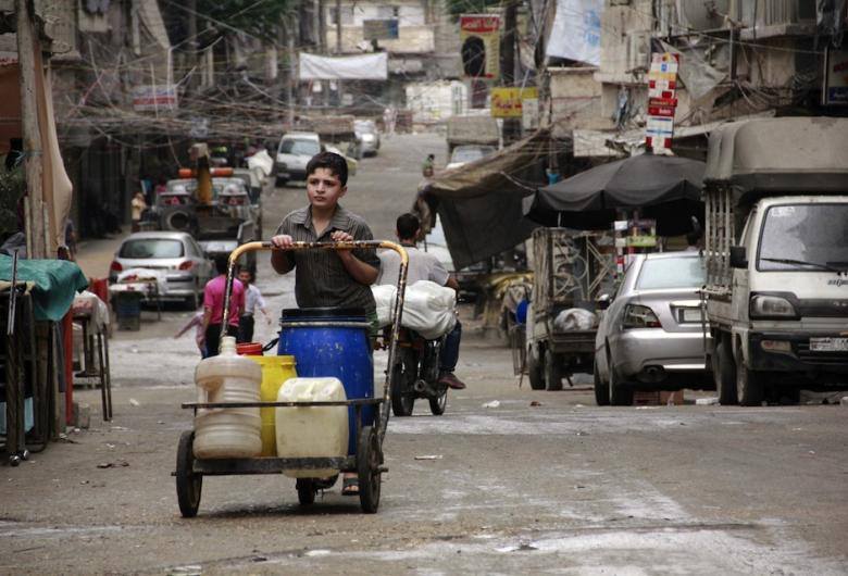 ماهي الصعوبات التي يواجهها سكان الغوطة الشرقية لتأمين المياه؟