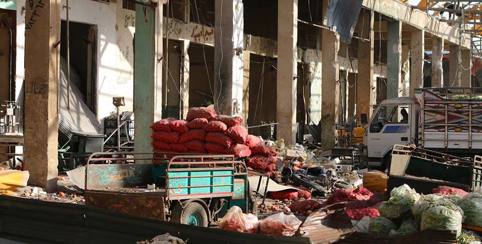 مجلس الباب يعلن ترميم سوق الهال الجديد في المدينة