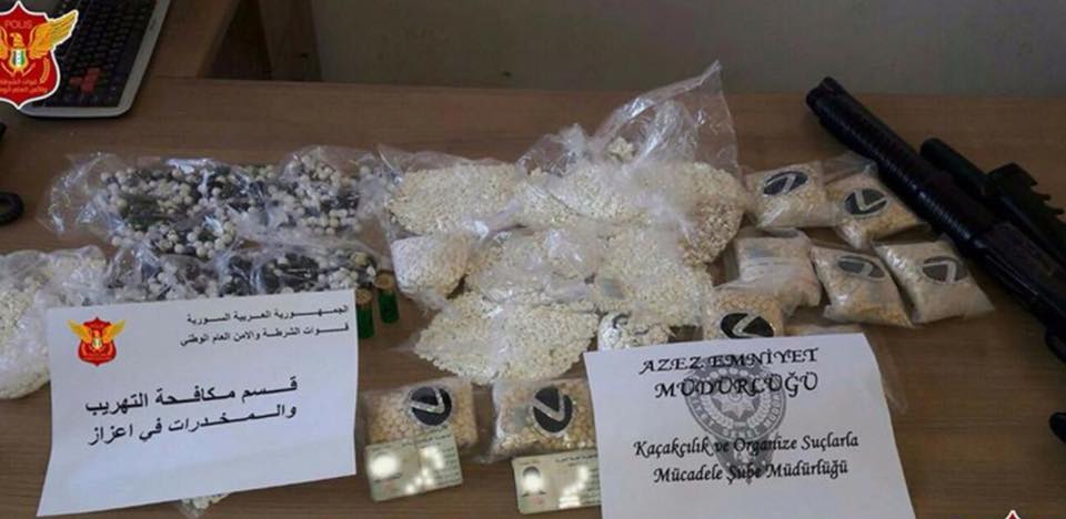 إلقاء القبض على تجّار حبوب مخدّرة بريف حلب الشمالي