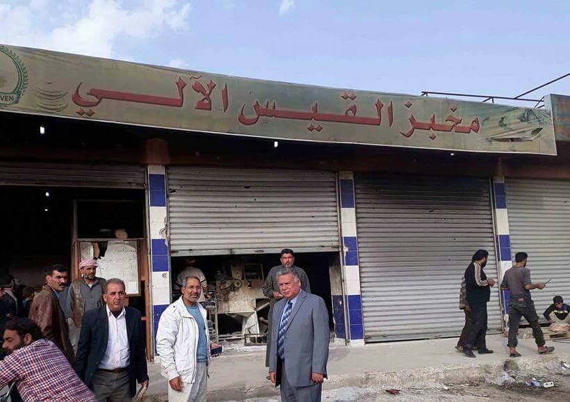  الرقة: لجنة الأفران والمطاحن بمجلس الرقة المدني تفتتح أول فرن في حي المشلب