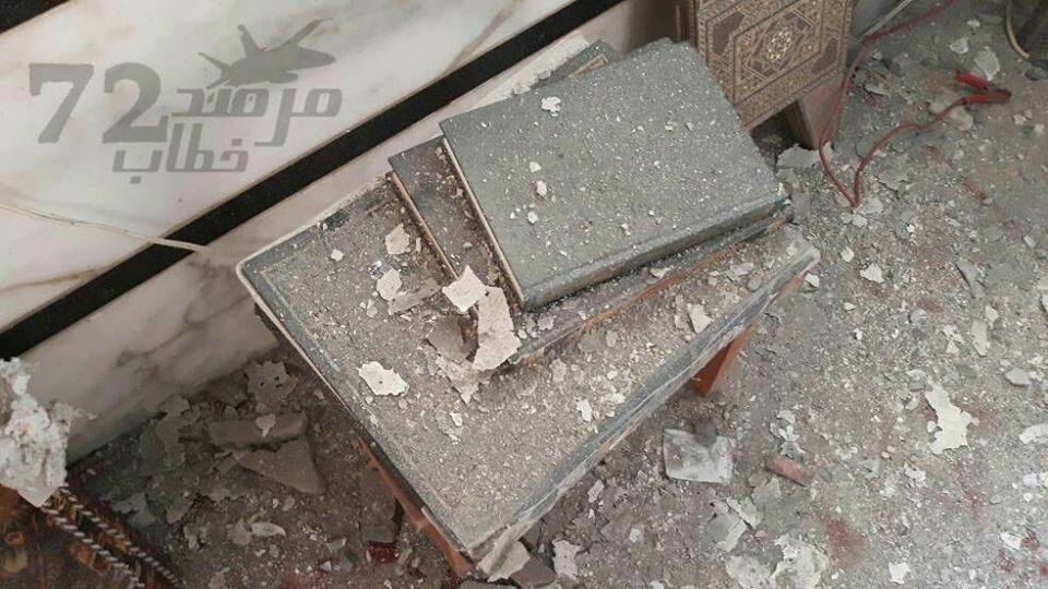 حمص: جرحى بانفجار عبوة ناسفة في مسجد بمدينة تلدو