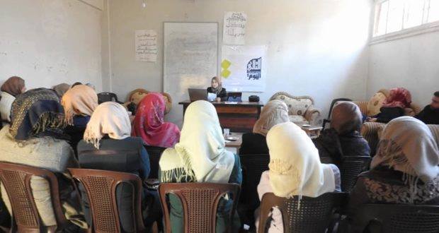 تجمع نساء حمص يقيم ندوة لمناهضة العنف ضد المرأة