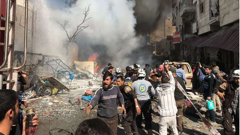 قتلى وجرحى بانفجارين بريفي حلب وإدلب