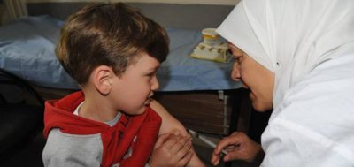 انتهاء حملة اللقاح ضد مرضي الحصبة والحصبة الألمانية بريف حماة
