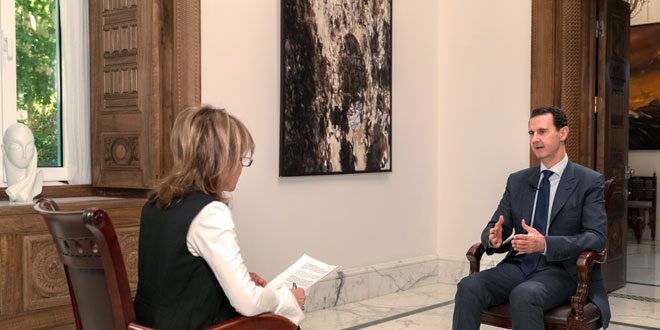 الأسد مجدداً: الخوذ البيضاء “إرهابية”.. أمريكا غازية وروسيا شرعية.. وأنا أحارب العالم بأسره