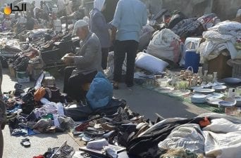 وسط دمشق.. خيم للسكن والبيع كل شيء بين القمامة والصرف الصحي