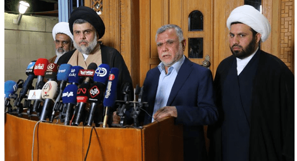 مشكّلان أكبر كتلة برلمانية: الصدر يؤسس تحالفاً  سياسياً مع العامري رجل إيران في العراق
