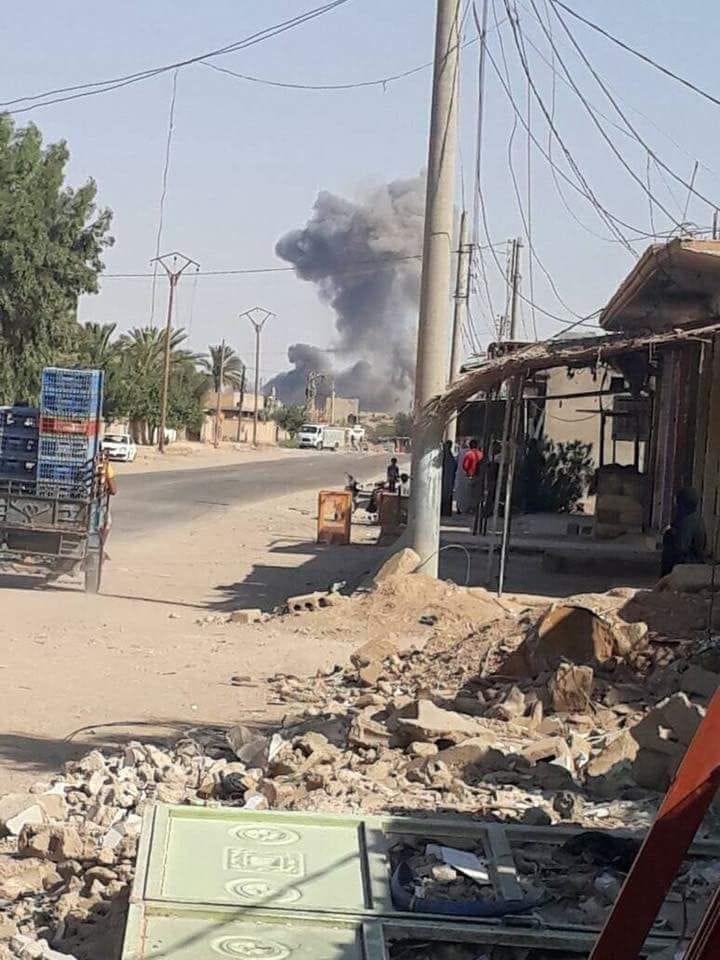 مقتل 23 عنصراً للحشد الشعبي وكتائب الإمام علي بغارات على مواقع لهم بديرالزور